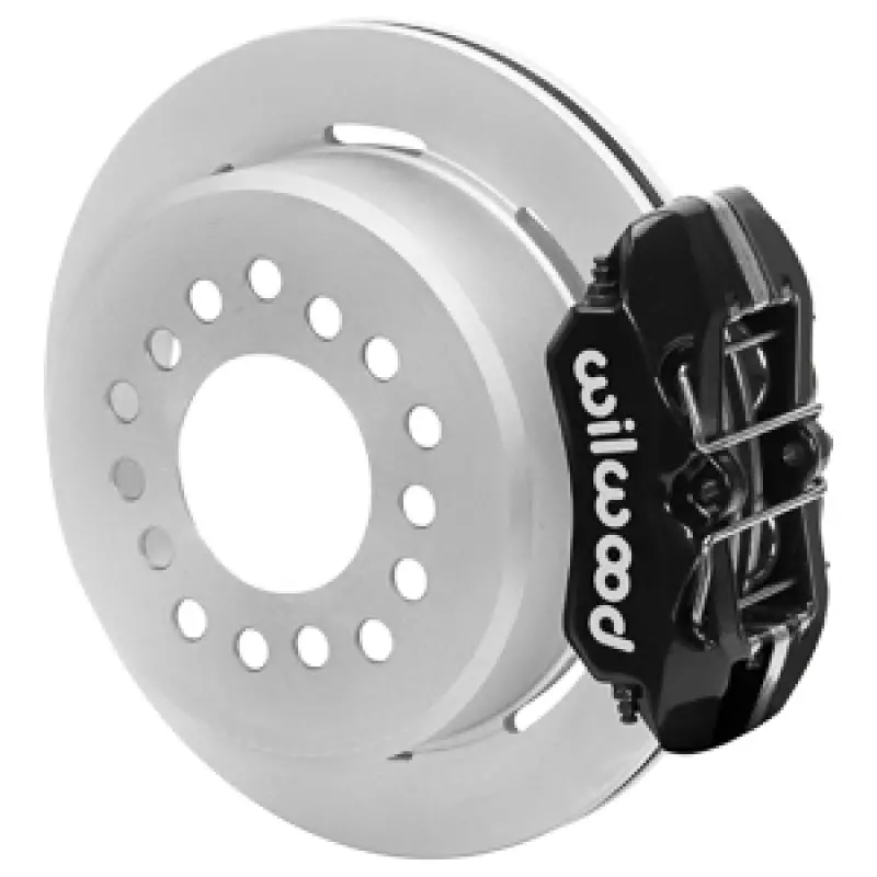Wilwood Chevy Monte Carlo Forged 4 Piston Dynapro Black Caliper Hp32 Vv Plain Rotor - 11.00X0.81 1