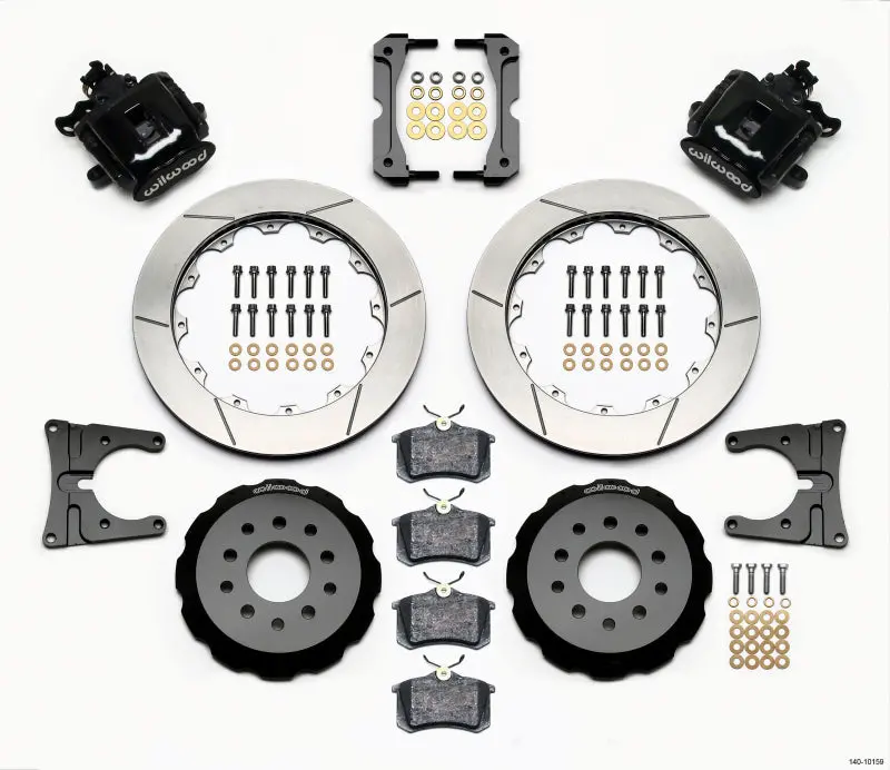 Wilwood Combination Parking Brake Rear Kit 12.88In 2005-2014 Mustang 1