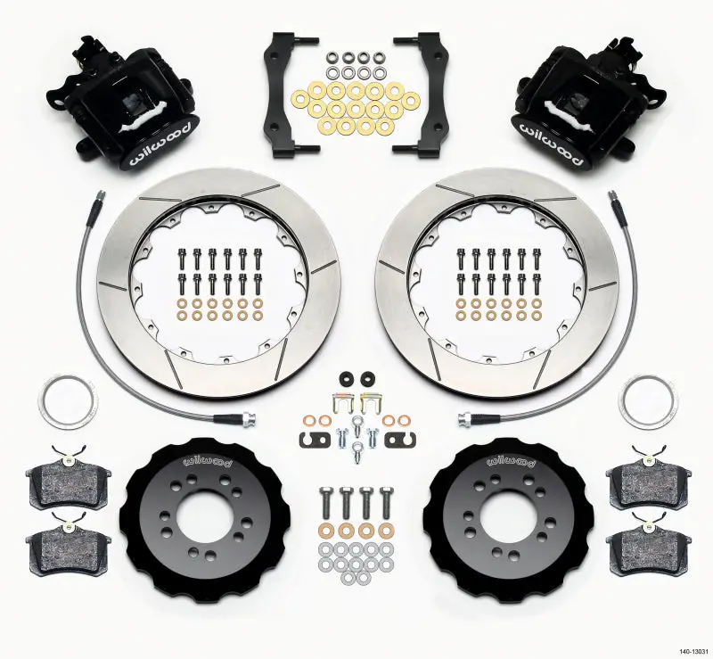 Wilwood Combination Parking Brake Rear Kit 12.88In 2013-Up Ford Focus St W/ Lines 1