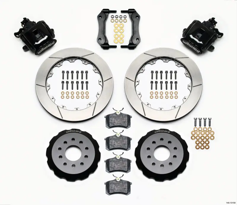 Wilwood Combination Parking Brake Rear Kit 12.88In Mustang 94-04 1