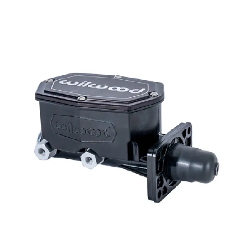 Wilwood Compact Tandem Master Cylinder W/ Mopar 4 Bolt Flange 1In Bore - Black 1