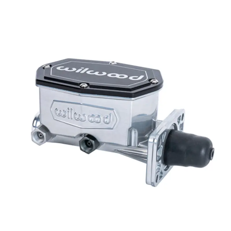 Wilwood Compact Tandem Master Cylinder W/ Mopar 4 Bolt Flange 1In Bore - Chrome 1