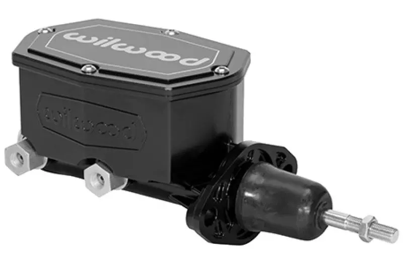 Wilwood Corvette C2 Compact Tandem Master Cylinder - 15/16In Bore Ball Black 1