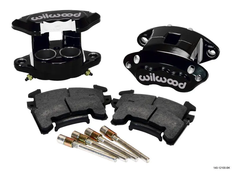 Wilwood D154 Front Caliper Kit - Black 1.62 / 1.62In Piston 0.81In Rotor 1