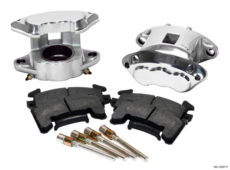 Wilwood D154 Front Caliper Kit -Polished 2.50In Piston 1.04In Rotor 1