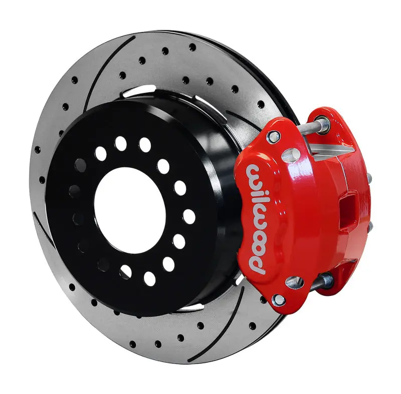 Wilwood D154 P/S P-B Kit Drilled-Red Small Ford 2.66In Offset 1