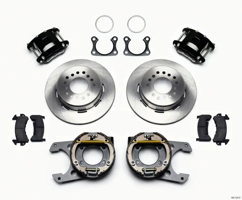 Wilwood D154 P/S Park Brake Kit Big Ford 2.36In Offset 1