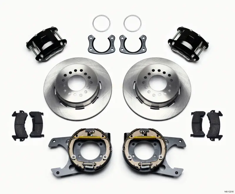 Wilwood D154 P/S Park Brake Kit Big Ford New Style 2.36In Offset 1