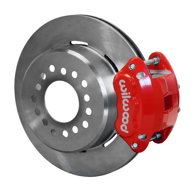 Wilwood D154 P/S Park Brake Kit Red Big Ford New Style 2.36In Offset 1