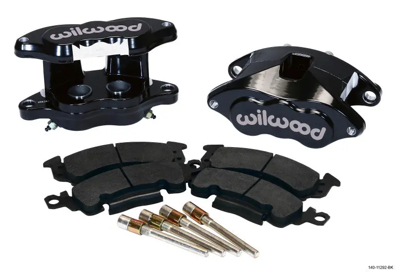 Wilwood D52 Rear Caliper Kit - Black Powder 1.25 / 1.25In Piston 1.28In Rotor 1
