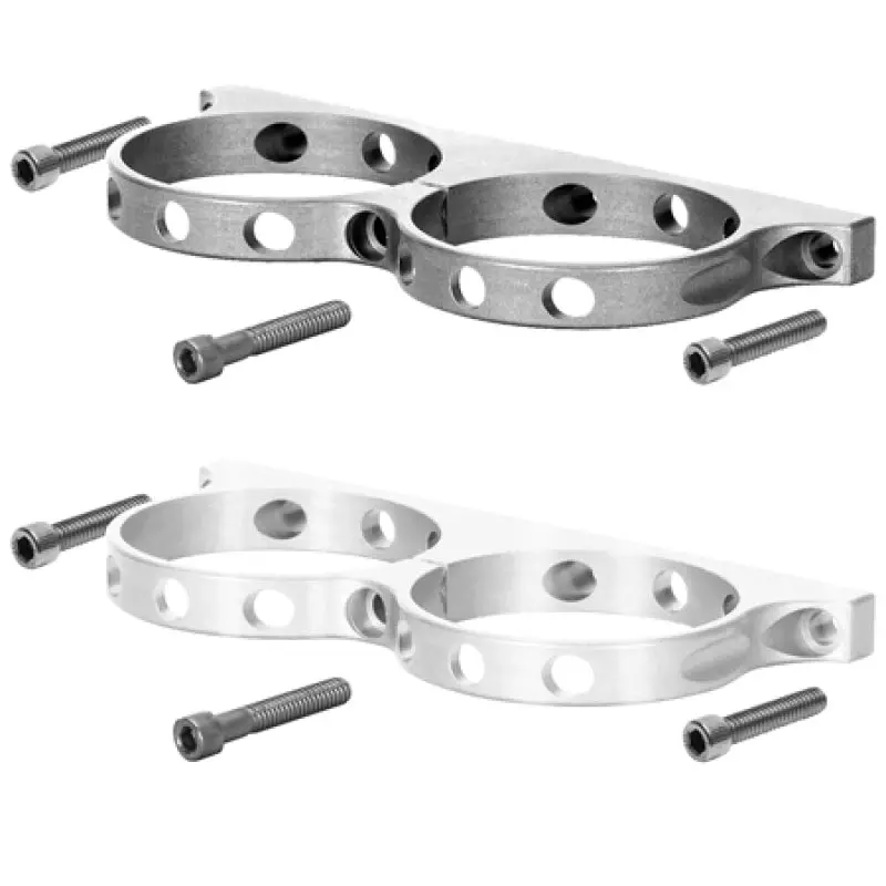 Wilwood Dual Aluminum Reservoir Lightweight Bracket W/ Mounting Screws - Billet 1