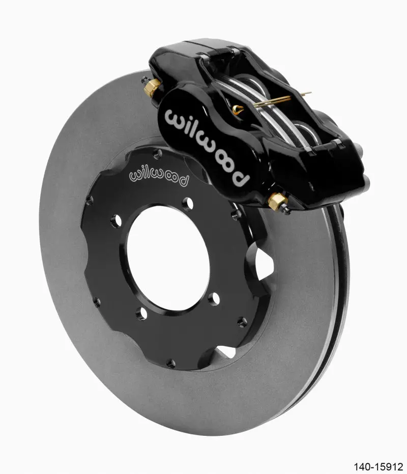 Wilwood Dynalite Front Big Brake Kit 11.00In Ulhp-30 Vane Plain Face Rotors - Black 1