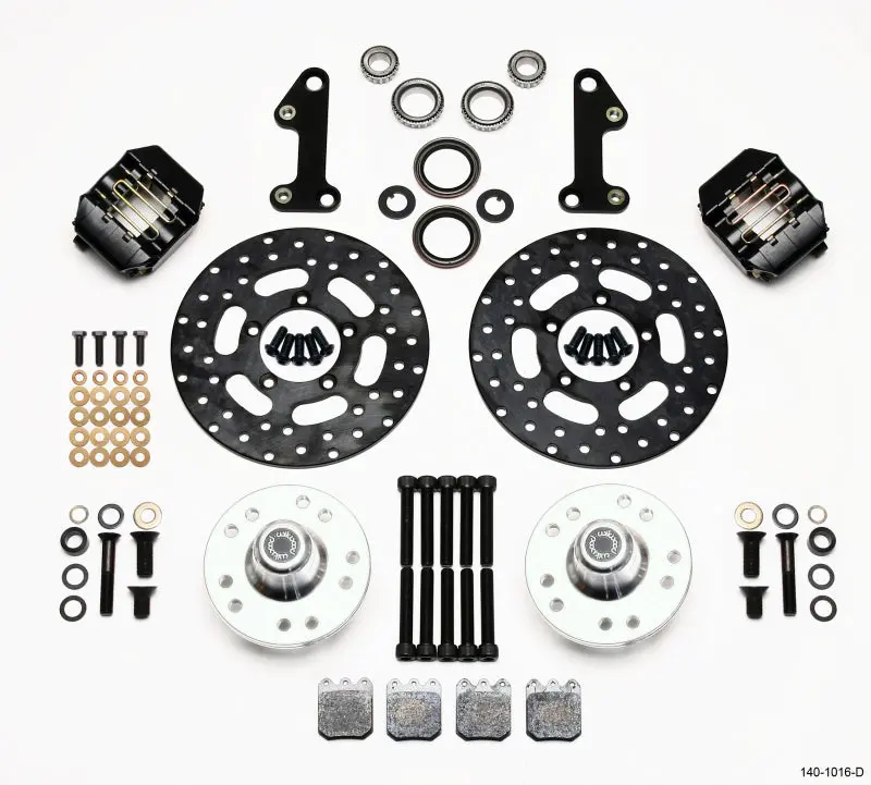 Wilwood Dynalite Single Front Drag Kit Drilled Rotor 67-69 Camaro 64-72 Nova Chevelle 1