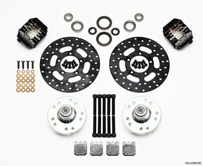 Wilwood Dynalite Single Front Drag Kit Drilled Rotor Chassis Eng. Strut 1