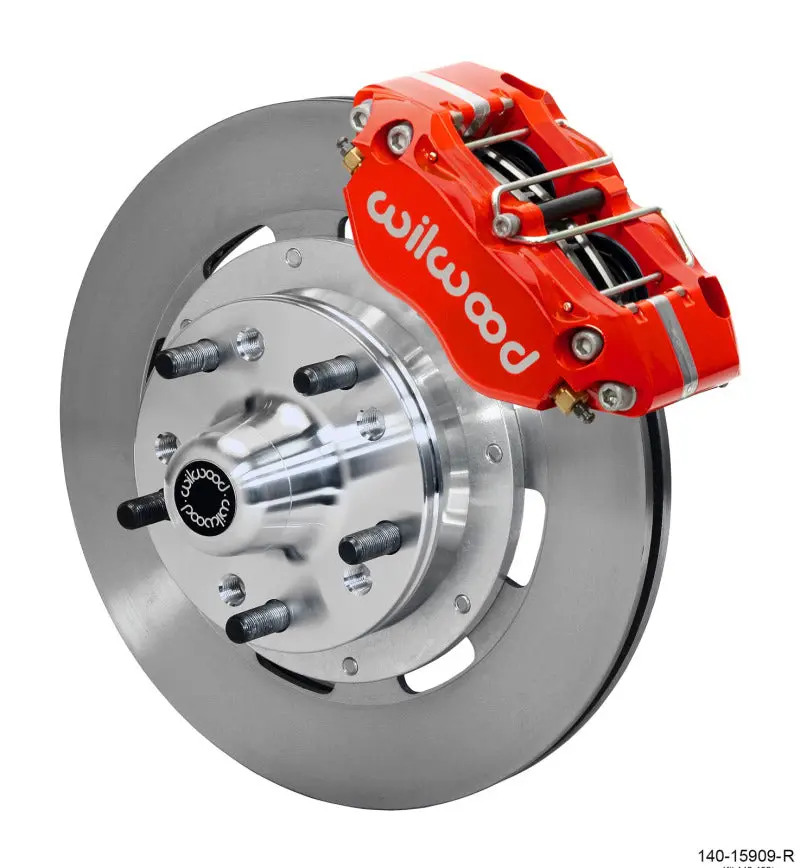Wilwood Dynapro 4R Front Kit 11.75In Ultralite Hp Rotors - Red 1