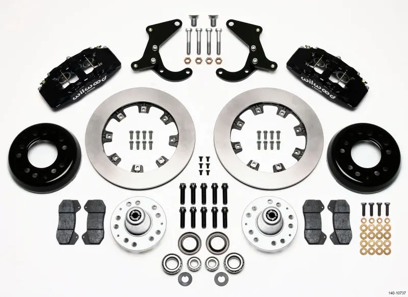 Wilwood Dynapro 6 Front Hub Kit 12.19In 55-57 Chevy 1