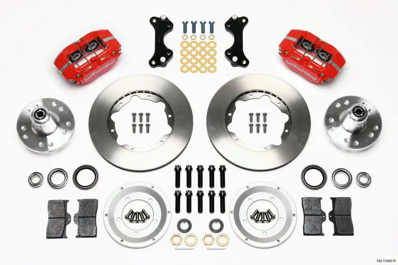 Wilwood Dynapro Dust-Boot Front Kit 11.00In Red Wwe Prospindle 1
