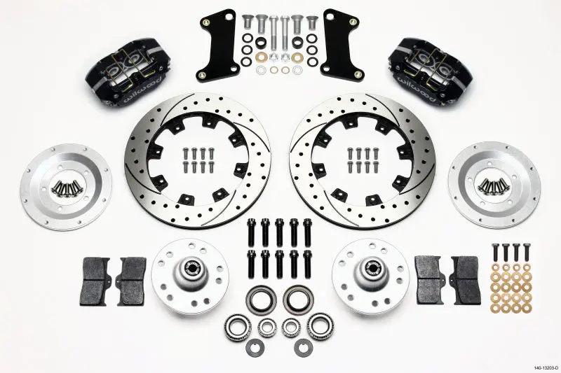 Wilwood Dynapro Dust-Boot Front Kit 12.19In Drilled 67-69 Camaro 64-72 Nova Chevelle 1