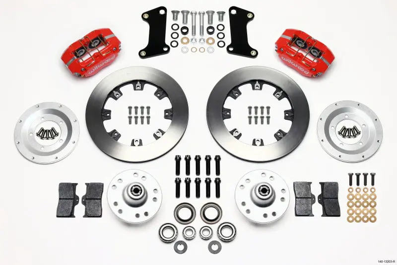 Wilwood Dynapro Dust-Boot Front Kit 12.19In Red 67-69 Camaro 64-72 Nova Chevelle 1