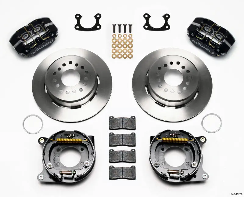 Wilwood Dynapro Dust-Boot P/S Park Brake Kit Small Ford 2.50In Offset 1