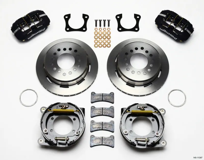 Wilwood Dynapro Low-Profile 11.00In P-Brake Kit 58-64 Olds/Pontiac Ends 2.81In Offset 1