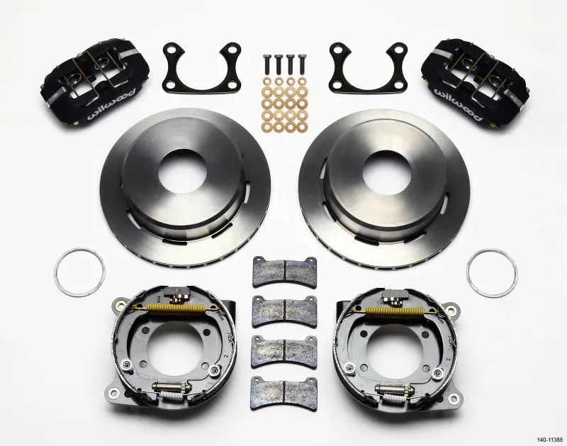 Wilwood Dynapro Low-Profile 11.00In P-Brake Kit Big Ford 2.36In Offset Currie 1