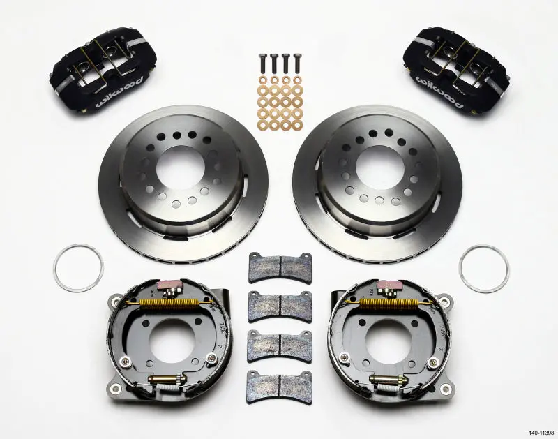 Wilwood Dynapro Low-Profile 11.00In P-Brake Kit Chevy 12 Bolt 2.75In Off W/ C-Clips 1