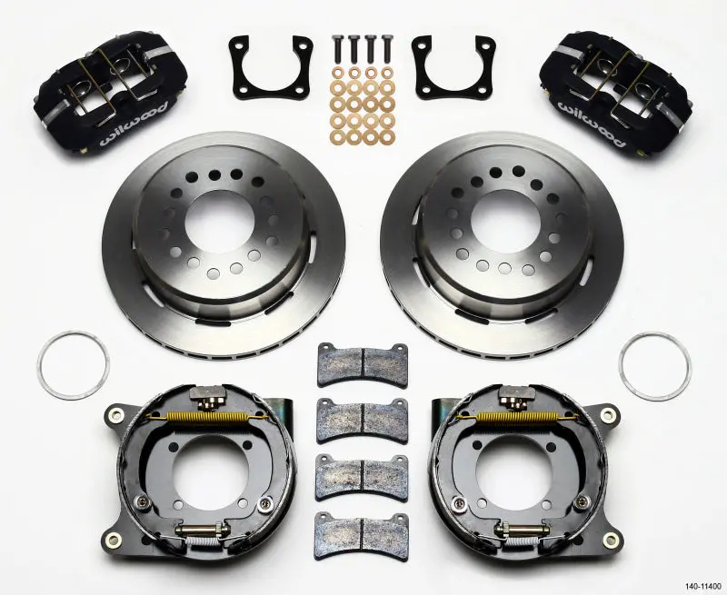 Wilwood Dynapro Low-Profile 11.00In P-Brake Kit Chevy 12 Bolt Spcl 2.81In Off Stag Mount 1