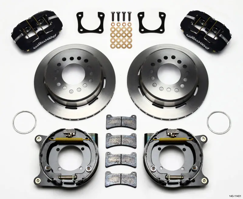 Wilwood Dynapro Low-Profile 11.00In P-Brake Kit Chevy 12 Bolt Spcl 2.81In Offset 1