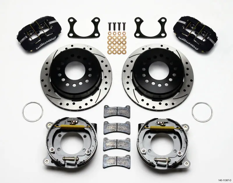 Wilwood Dynapro Low-Profile 11.00In P-Brake Kit Drilled Big Ford 2.36In Offset 1
