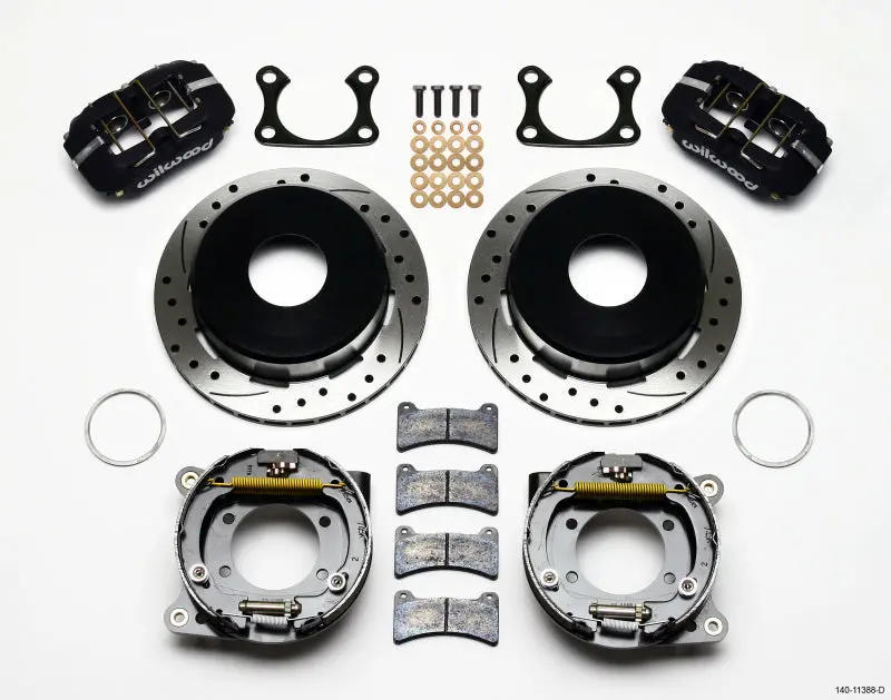 Wilwood Dynapro Low-Profile 11.00In P-Brake Kit Drilled Big Ford 2.36In Offset Currie 1