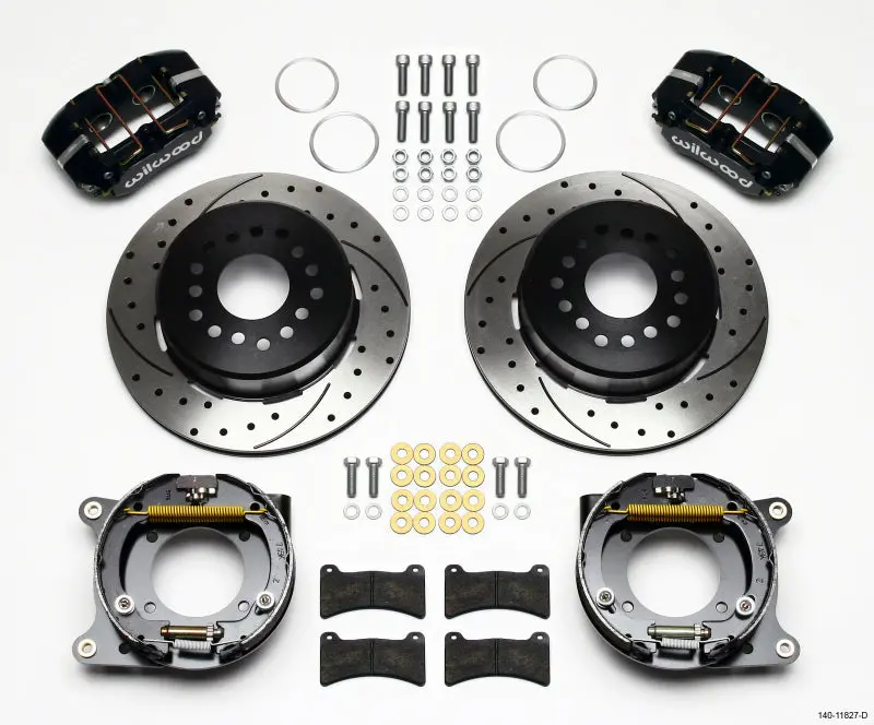 Wilwood Dynapro Low-Profile 11.00In P-Brake Kit Drilled Impala 59-64 / Corvette 57-62 1