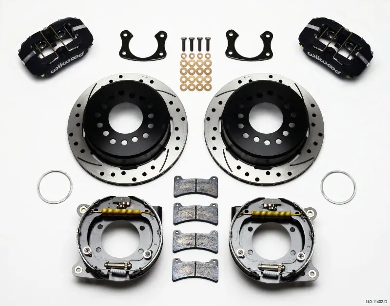 Wilwood Dynapro Low-Profile 11.00In P-Brake Kit Drilled New Big Ford 2.36In Offset 1