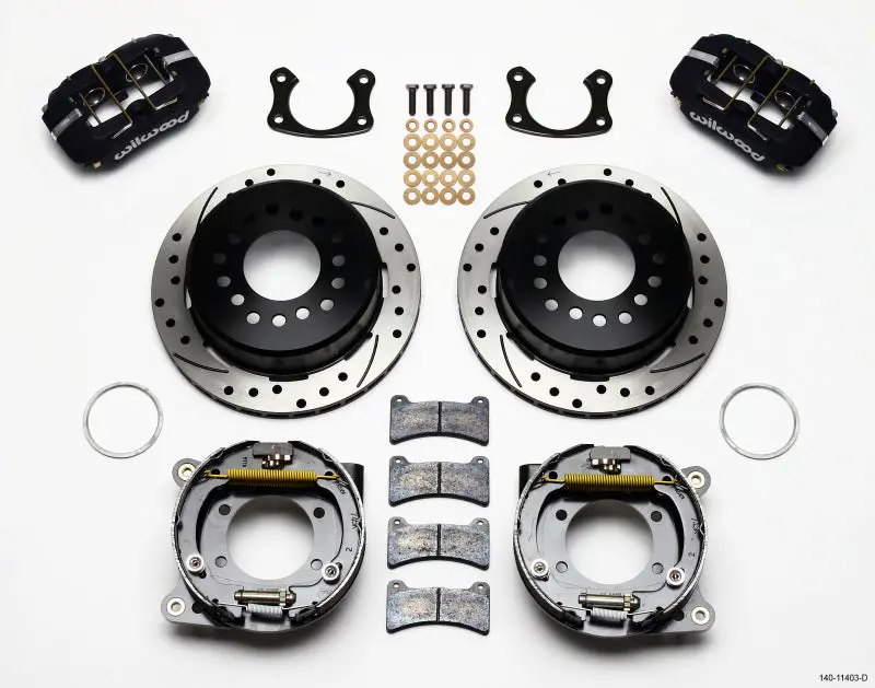 Wilwood Dynapro Low-Profile 11.00In P-Brake Kit Drilled Small Ford 2.50In Offset 1