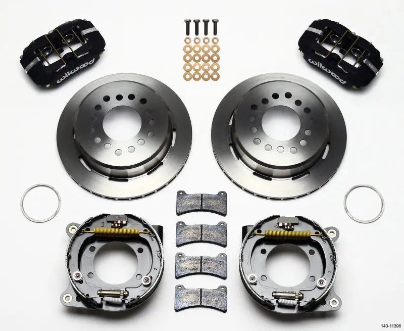 Wilwood Dynapro Low-Profile 11.00In P-Brake Kit Ford 8.8 W/2.50In Offset-5 Lug 1