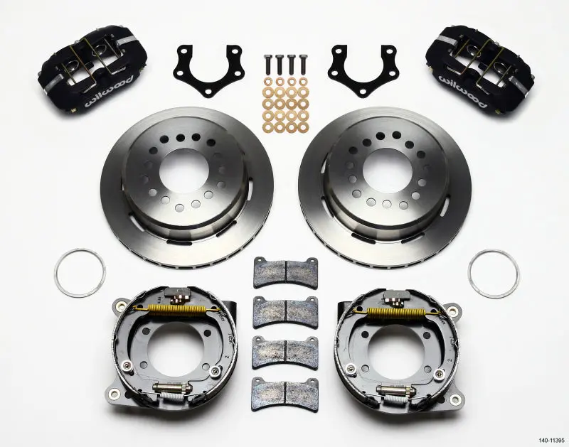 Wilwood Dynapro Low-Profile 11.00In P-Brake Kit Mopar/Dana 2.36In Off W/Snap Ring Bearing 1