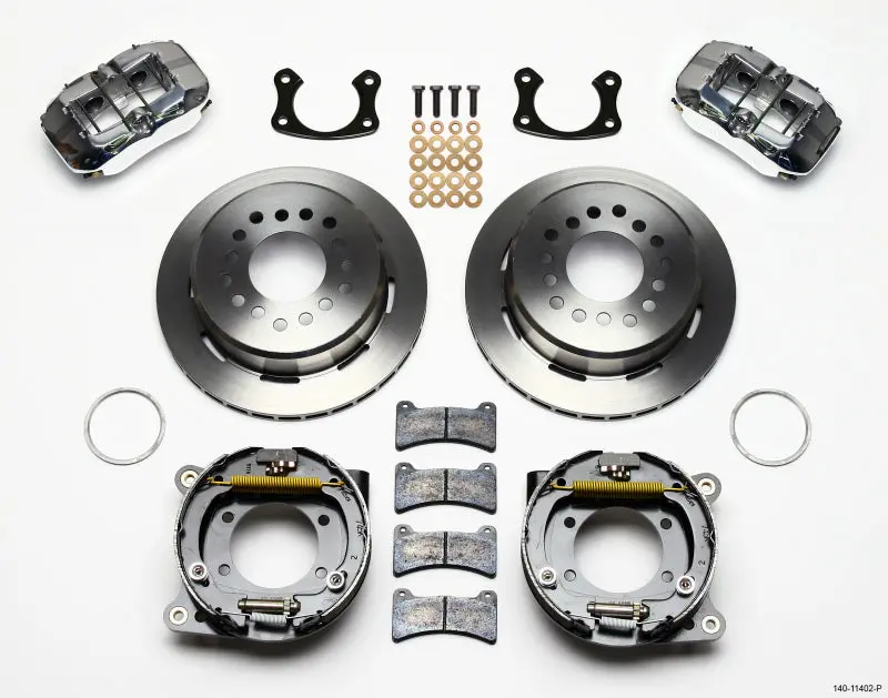 Wilwood Dynapro Low-Profile 11.00In P-Brake Kit - Polish New Big Ford 2.36In Offset 1