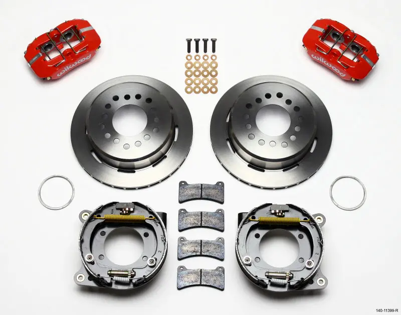 Wilwood Dynapro Low-Profile 11.00In P-Brake Kit - Red 93-97 Camaro/Firebird 2.75In Offset 1