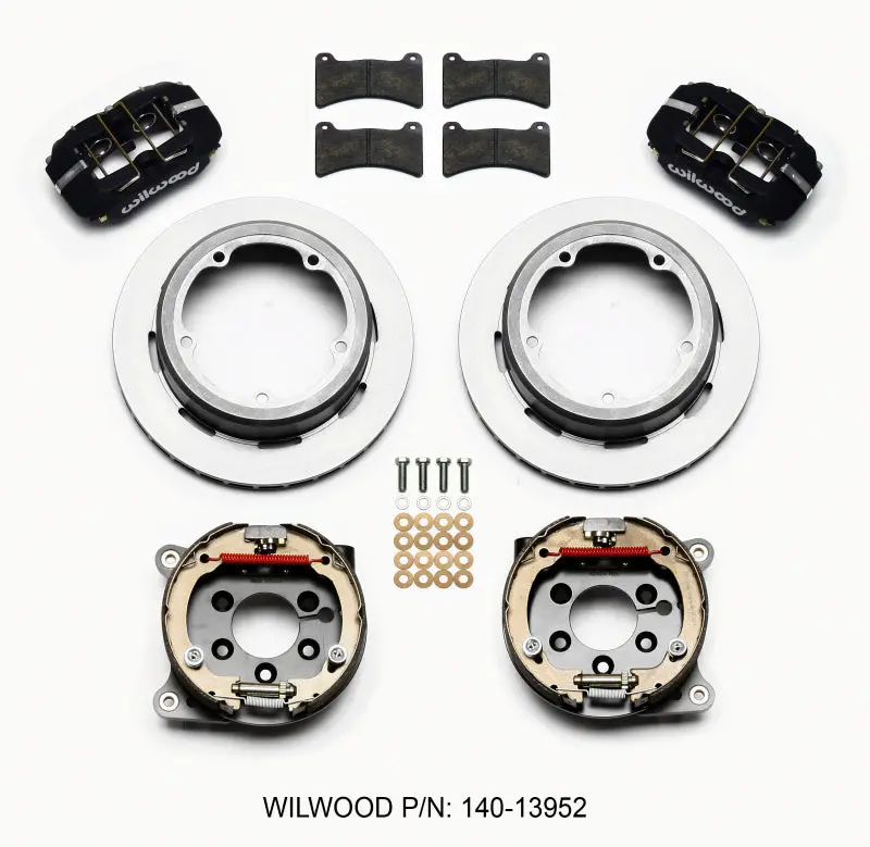 Wilwood Dynapro Low-Profile 11.00In P-Brake Kit Strange Eng Floater 3.49In Offset 1