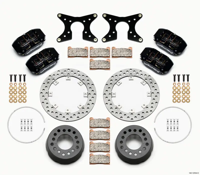 Wilwood Dynapro Lug Mount Dual Rear Dynamic Kit Sa Drilled 58-64 Olds/Pont 1/2In Studs 1