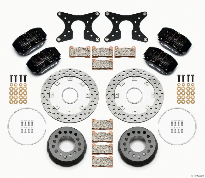Wilwood Dynapro Lug Mount Dual Rear Dynamic Kit Sa Drilled Big Ford New Style 2.50In Offset 1
