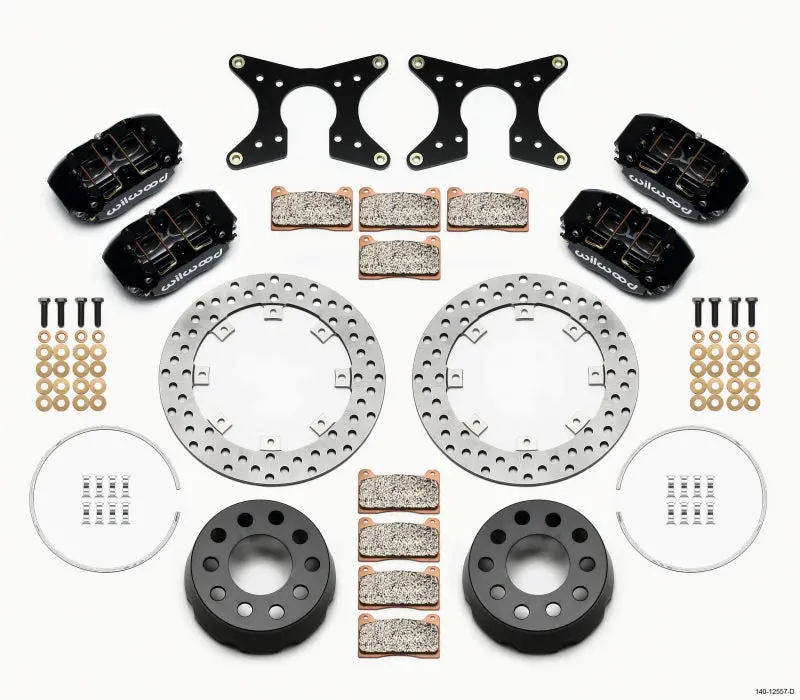 Wilwood Dynapro Lug Mount Dual Rear Dynamic Kit Sa Drilled M-W/Lamb Ends .690In Studs 1