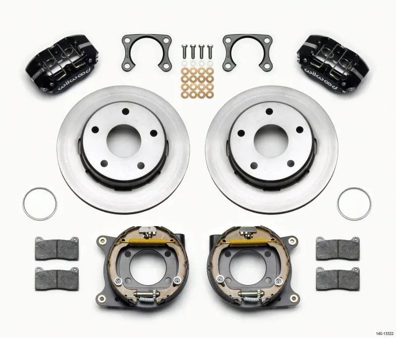 Wilwood Dynapro Lug Mount P/S Park Brake Kit Big Ford 2.36In Off Bronco 5 X 5.50 1
