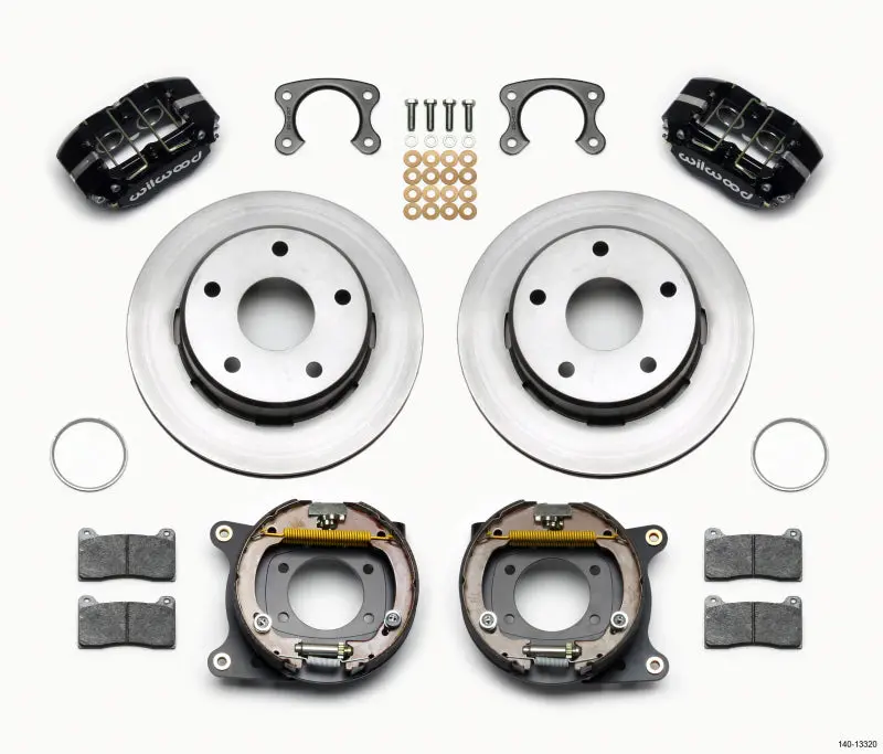 Wilwood Dynapro Lug Mount P/S Park Brake Kit Small Ford 2.36In Off Bronco 5 X 5.50 1
