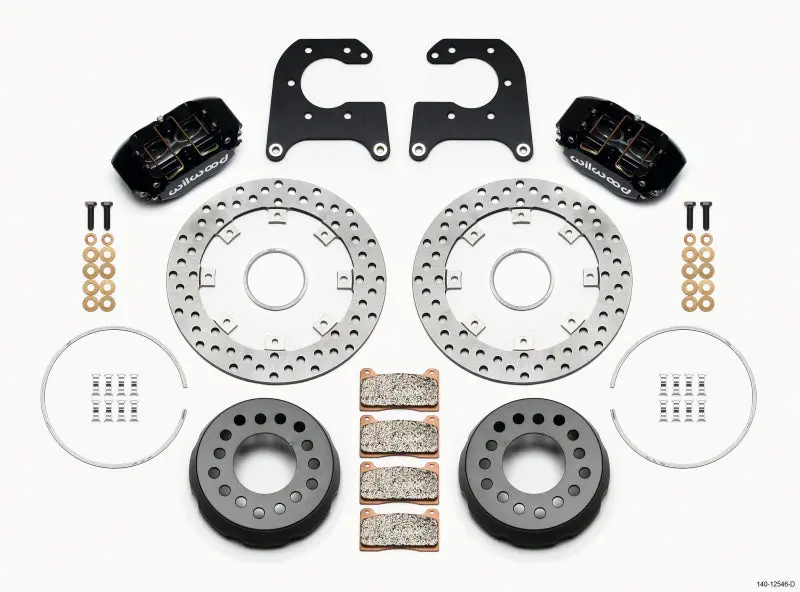 Wilwood Dynapro Lug Mount Single Rear Dynamic Kit Sa Drilled Big Ford New Style 2.50In Offset 1