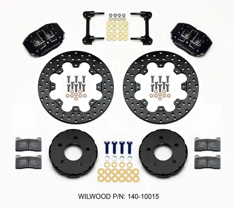 Wilwood Dynapro Radial Front Drag Kit 11.75In Drilled 94-04 Mustang 1