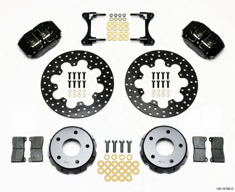 Wilwood Dynapro Radial Front Drag Kit 11.75In Drilled 98-02 Camaro/Firebird 1