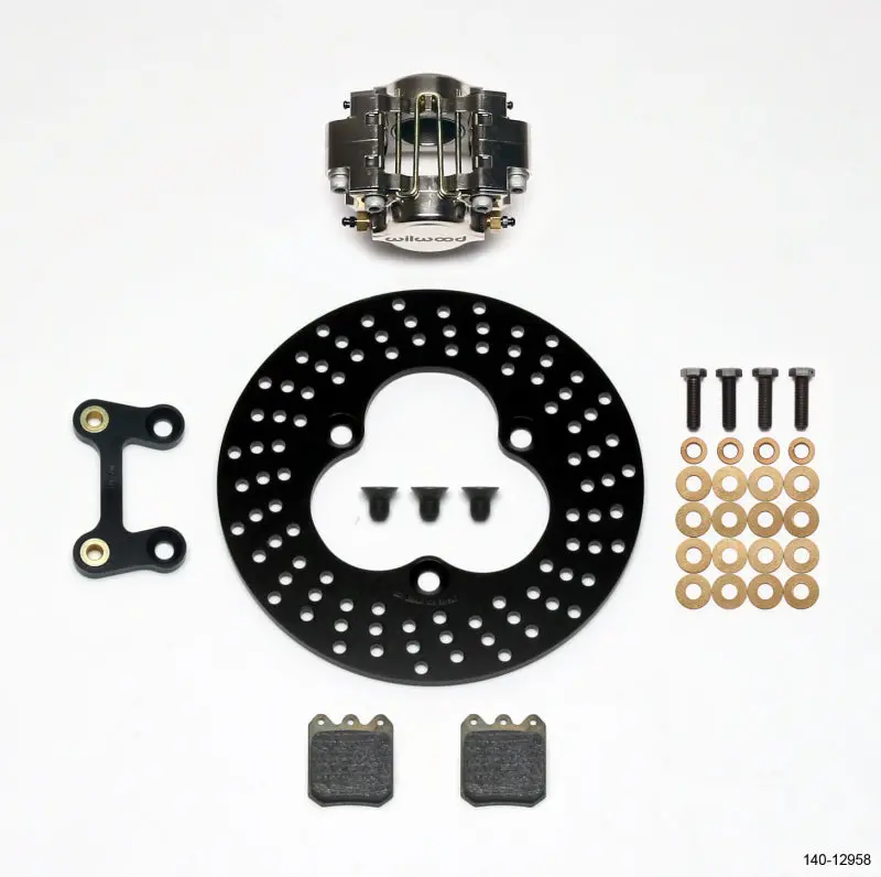 Wilwood Dynapro Single Lw Left Front Kit - Midget 10.20In Aluminum Drilled Rotor 1