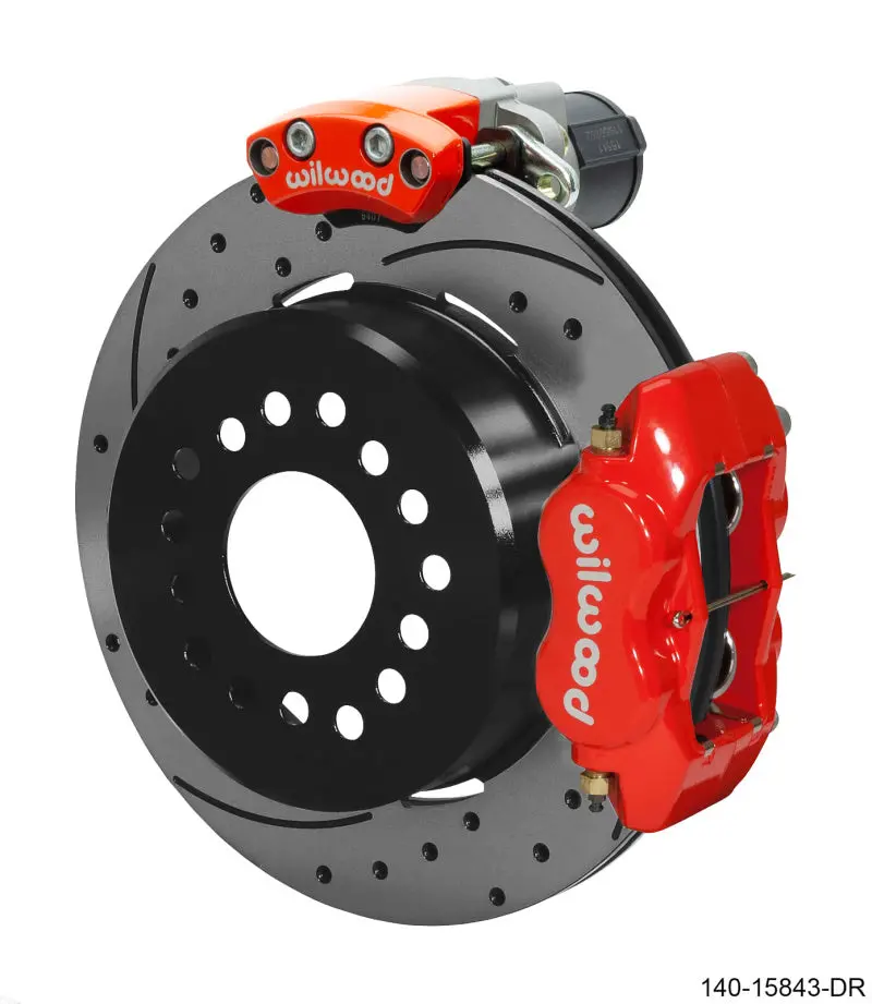 Wilwood Epb/Fdli Rear Kit 12.19In. Big Ford - Srp, Red 1
