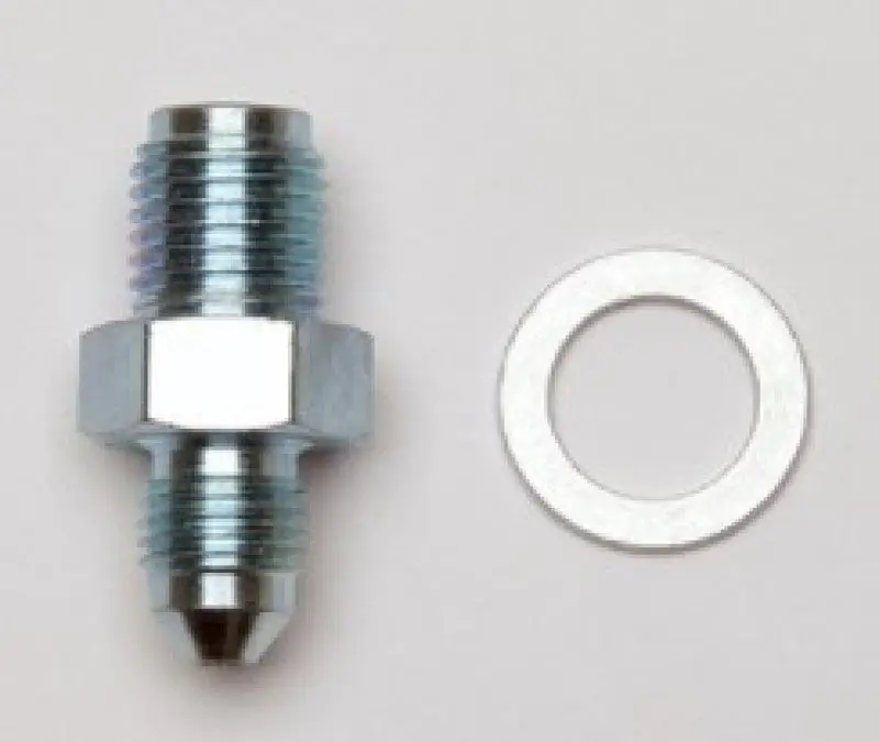 Wilwood Fitting Kit Adaptor -3 Jic To 7/16-20 Male W/ Crush Washer 1